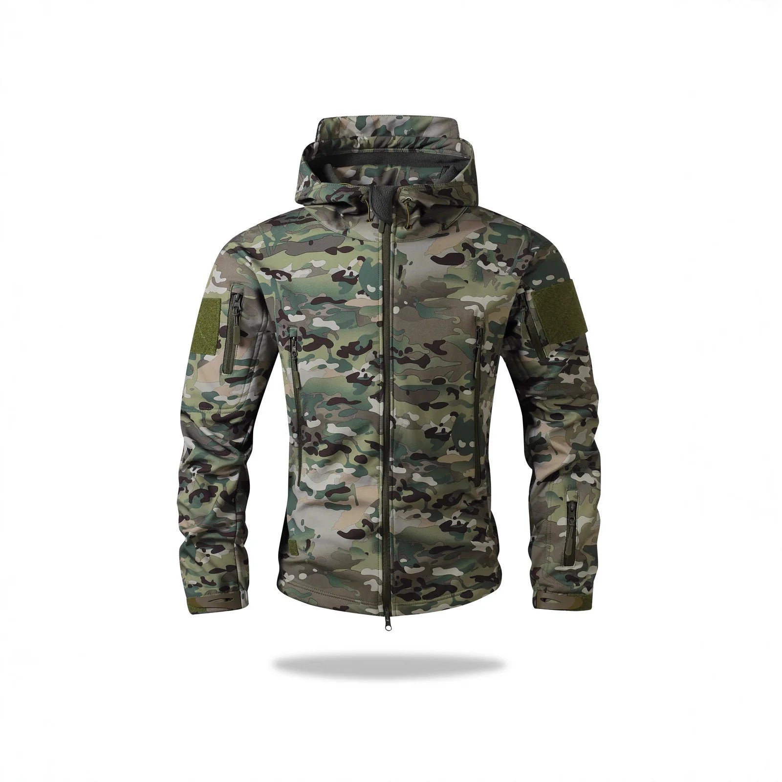 Camouflage Fleece Lined Soft Shell Jacket