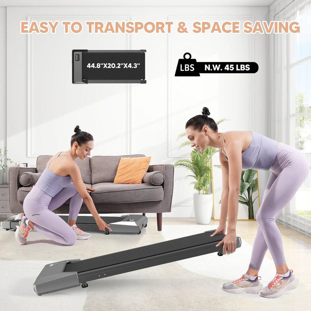 2in1 Run-Walking Pad Treadmill for Home & Office
