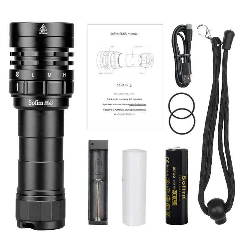 Scuba Diving Flashlight