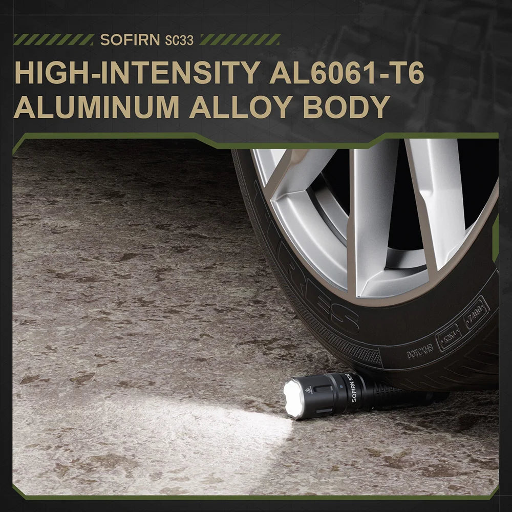 LED Tactical Rechargeable Flashlight