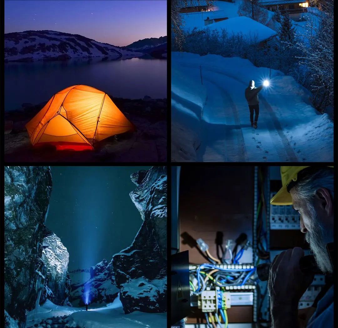 Long Range Rechargeable Flashlight