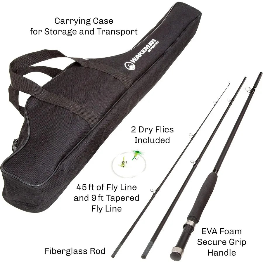 Fly Fishing Rod and Reel Combo