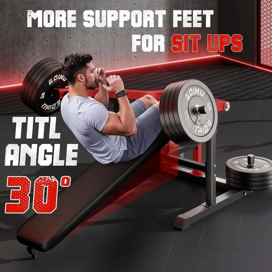 Weight Bench Press Machine with Independent Arms