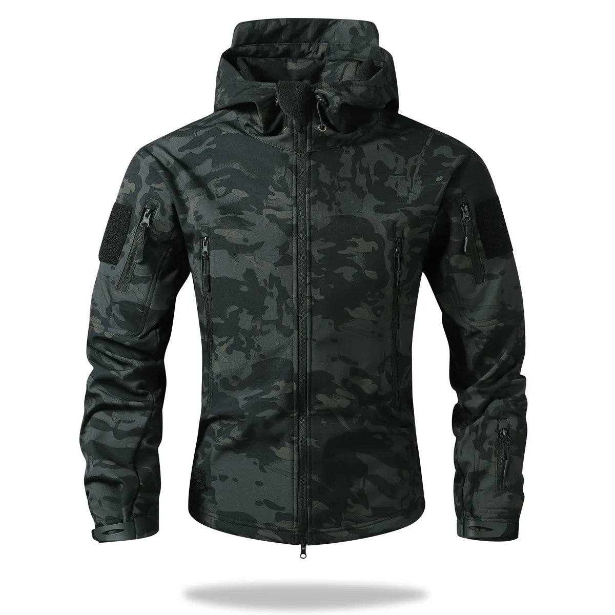 Camouflage Fleece Lined Soft Shell Jacket