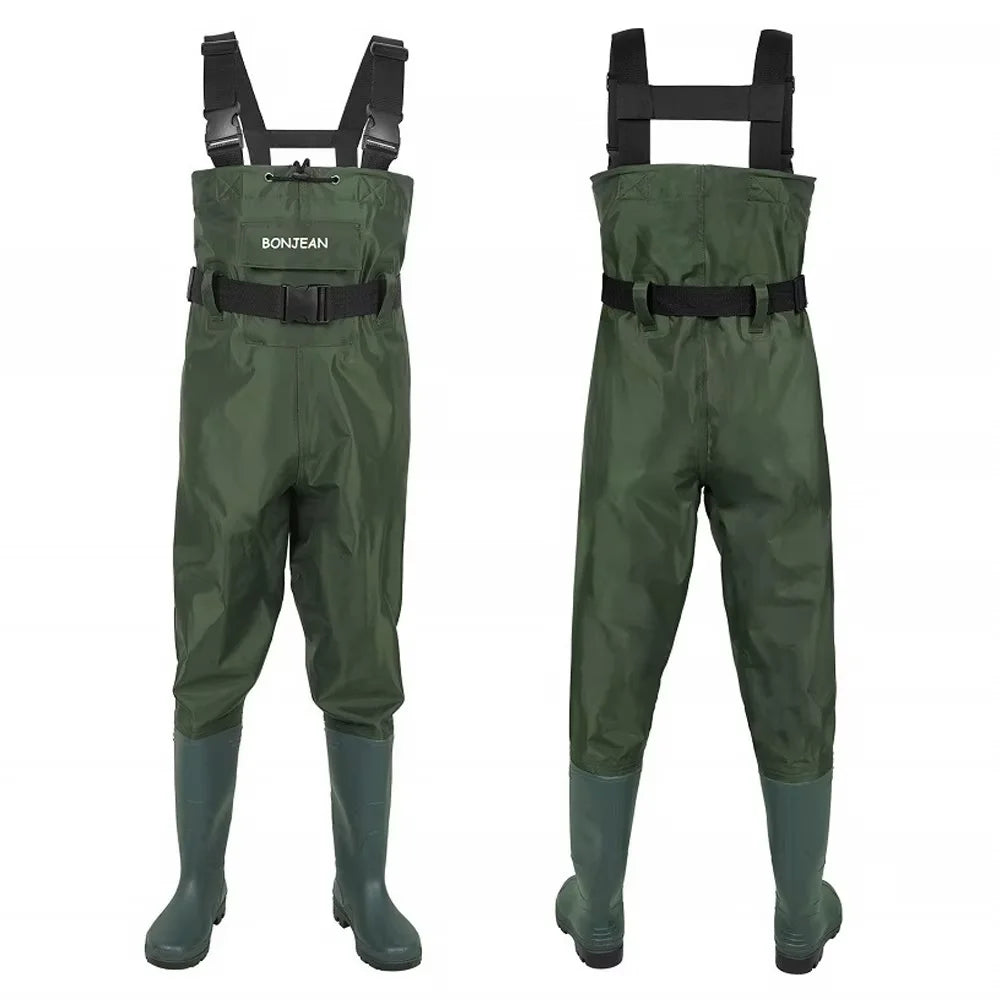 Waterproof Fishing Waders with Boots