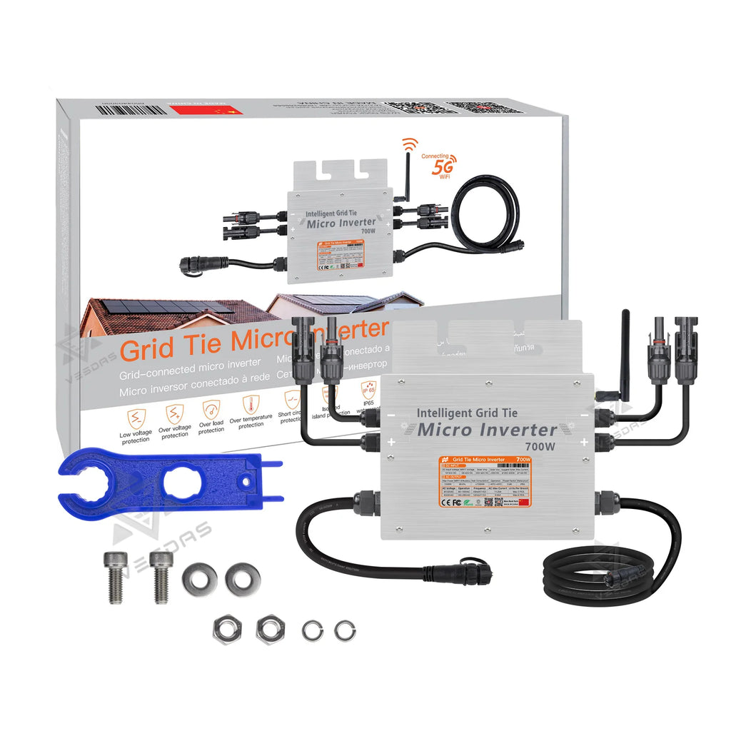 700W Portable Solar Grid Micro Inverter