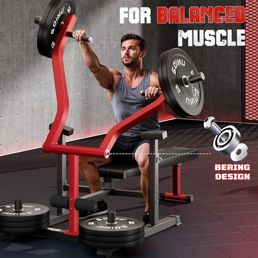 Weight Bench Press Machine with Independent Arms