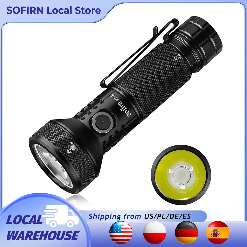 Long Range Rechargeable Flashlight