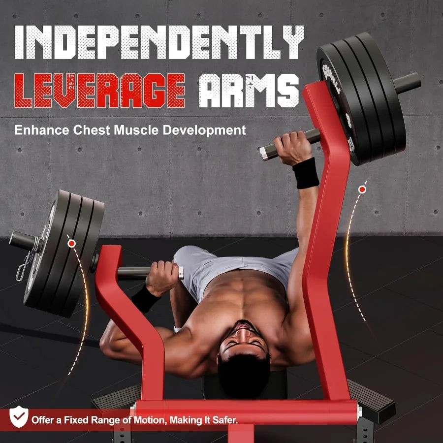 Weight Bench Press Machine with Independent Arms